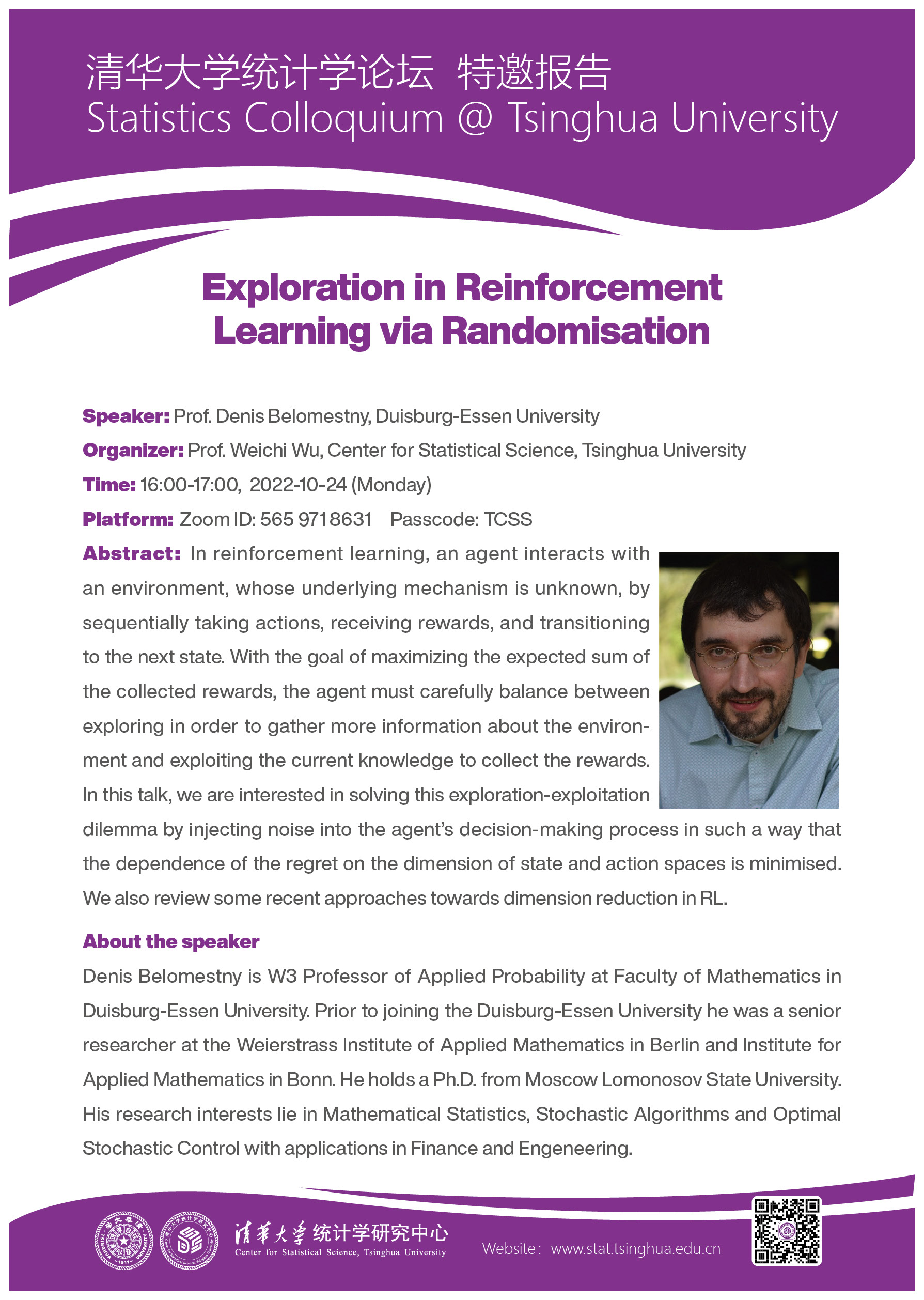 Exploration in Reinforcement Learning via Randomisation